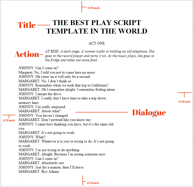play script template